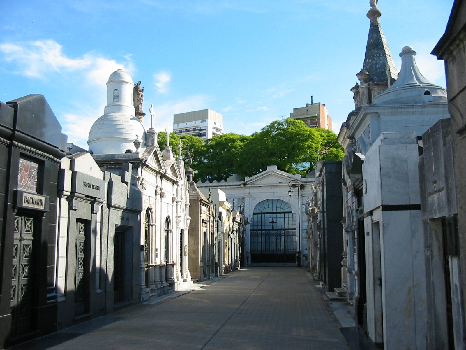 La Recolecta: Cementerio.